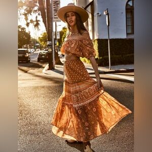 nwot SPELL utopia maxi skirt